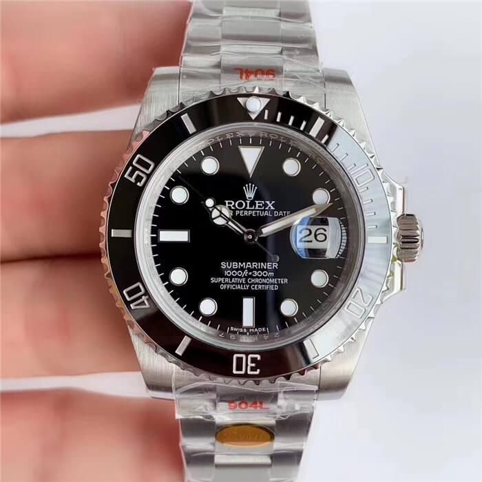 N厂 V11 黑水鬼 劳力士 1:1复刻价格  Rolex 潜航者 Submariner M116610LN-0001 