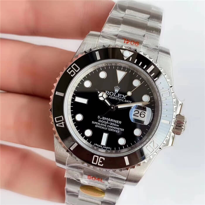 N厂 V11 黑水鬼 劳力士 1:1复刻价格  Rolex 潜航者 Submariner M116610LN-0001 