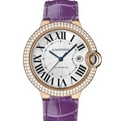 卡地亚 Cartier 蓝气球 Ballon Bleu WE900851 情侣表 大号 玫瑰金 42mm