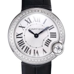 Cartier 卡地亚 BALLON BLANC DE CARTIER 白气球 银壳镶钻 N厂定制版