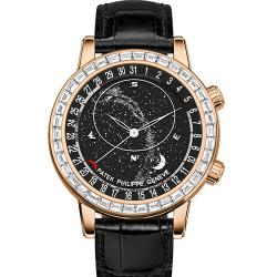 PATEK PHILIPPE 百达翡丽 Grand Complications 超级复杂功能时计系列 6104R-001 玫瑰金 星空 - NOOB