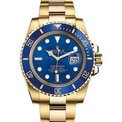 劳力士 Rolex 潜航者 Submariner 蓝水鬼 M116618LB-0003 黄金